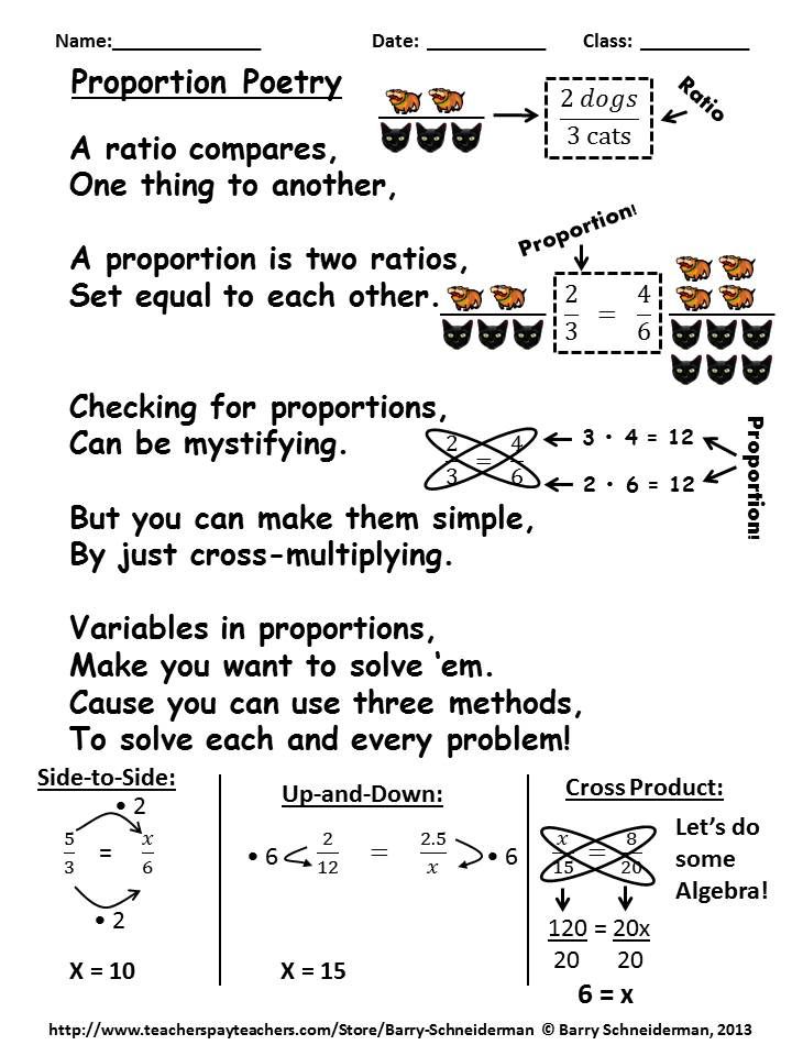 7Th Grade Ratios And Proportions Worksheets 24