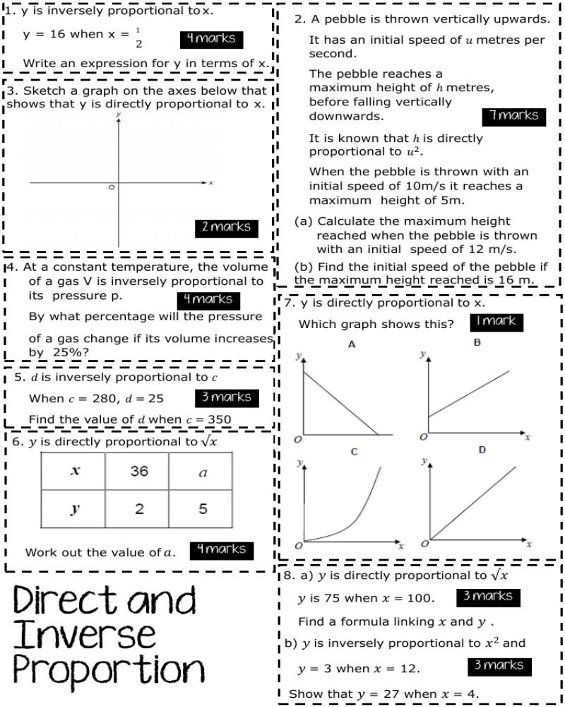 7Th Grade Ratios And Proportions Worksheets 35