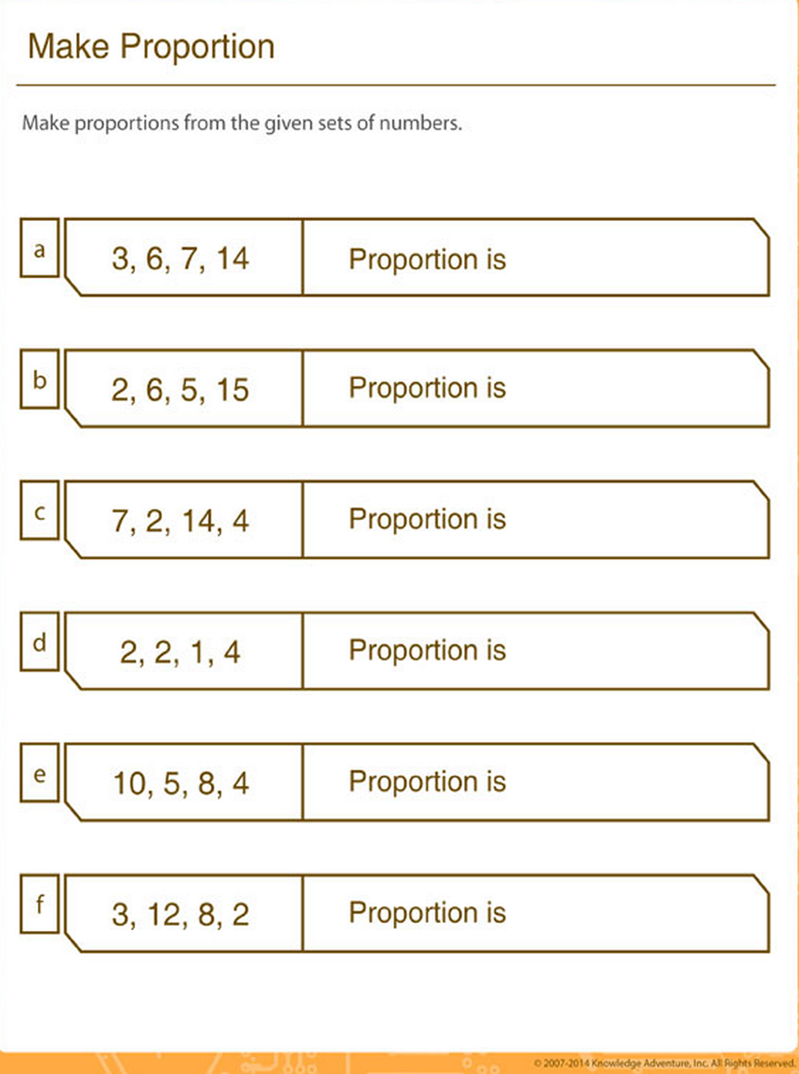 7Th Grade Ratios And Proportions Worksheets 36