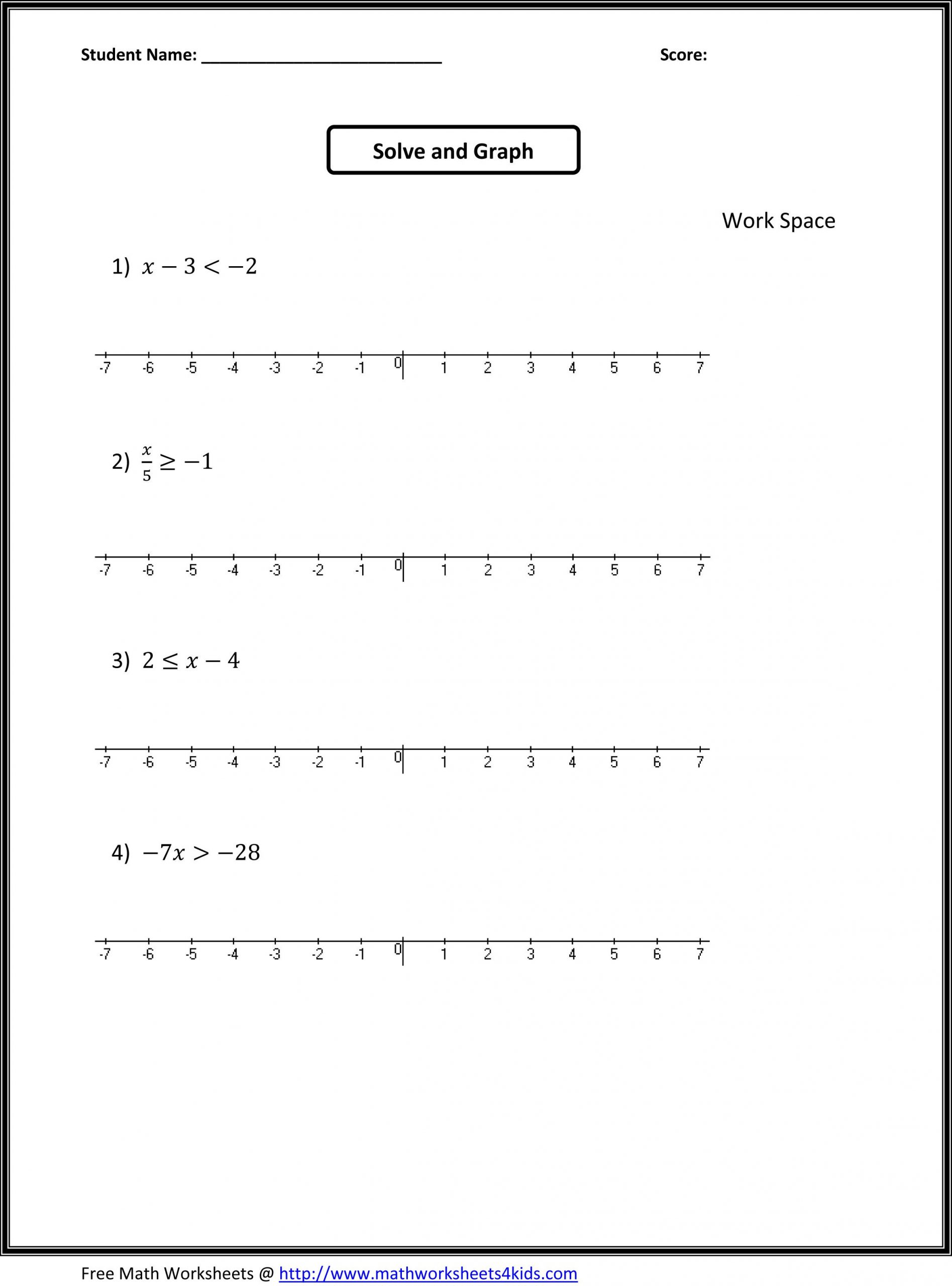 7Th Grade Ratios And Proportions Worksheets 5