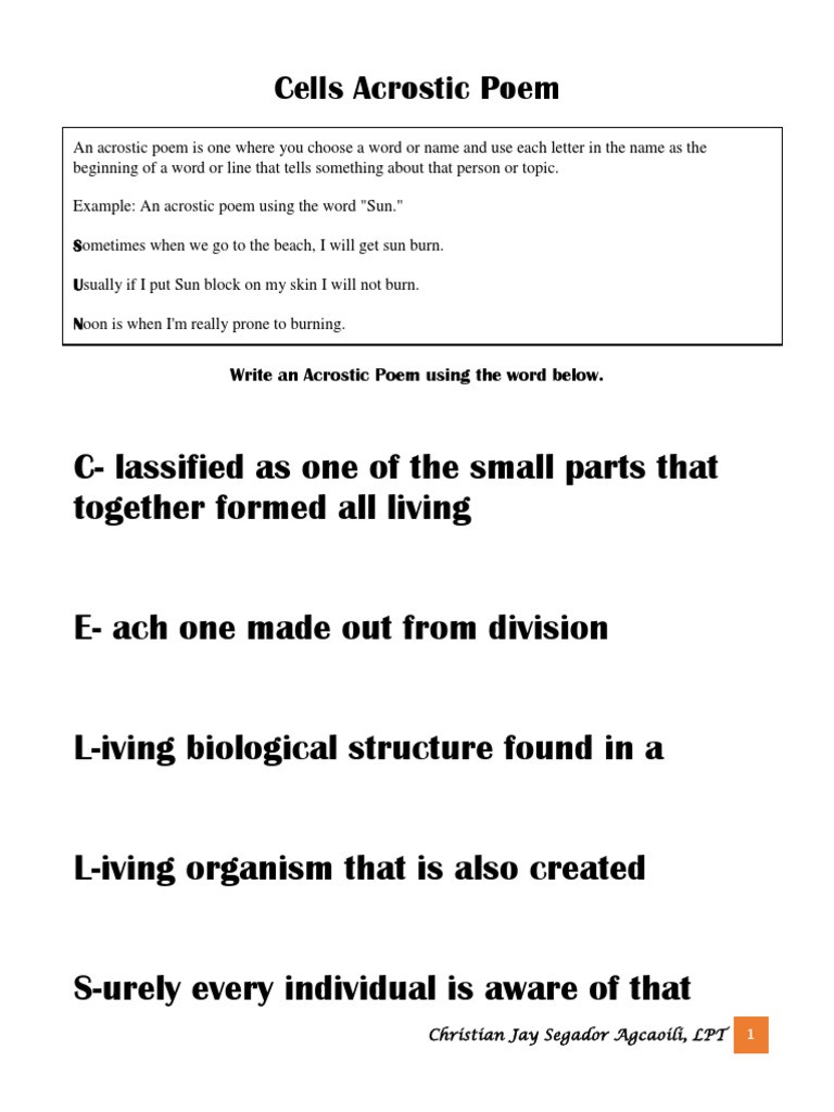 Cell City Worksheet Answers 22