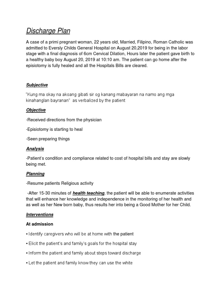 Cms Discharge Planning Worksheet 22