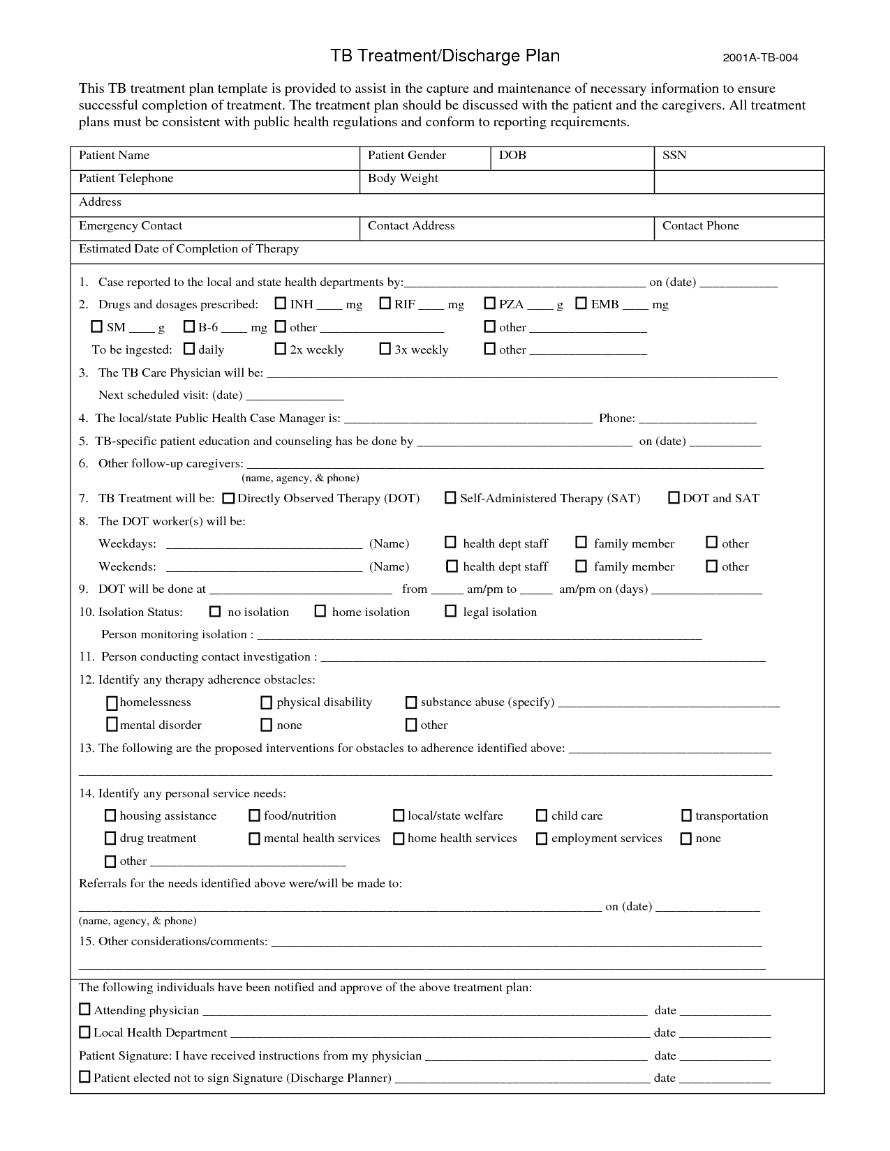 Cms Discharge Planning Worksheet 35