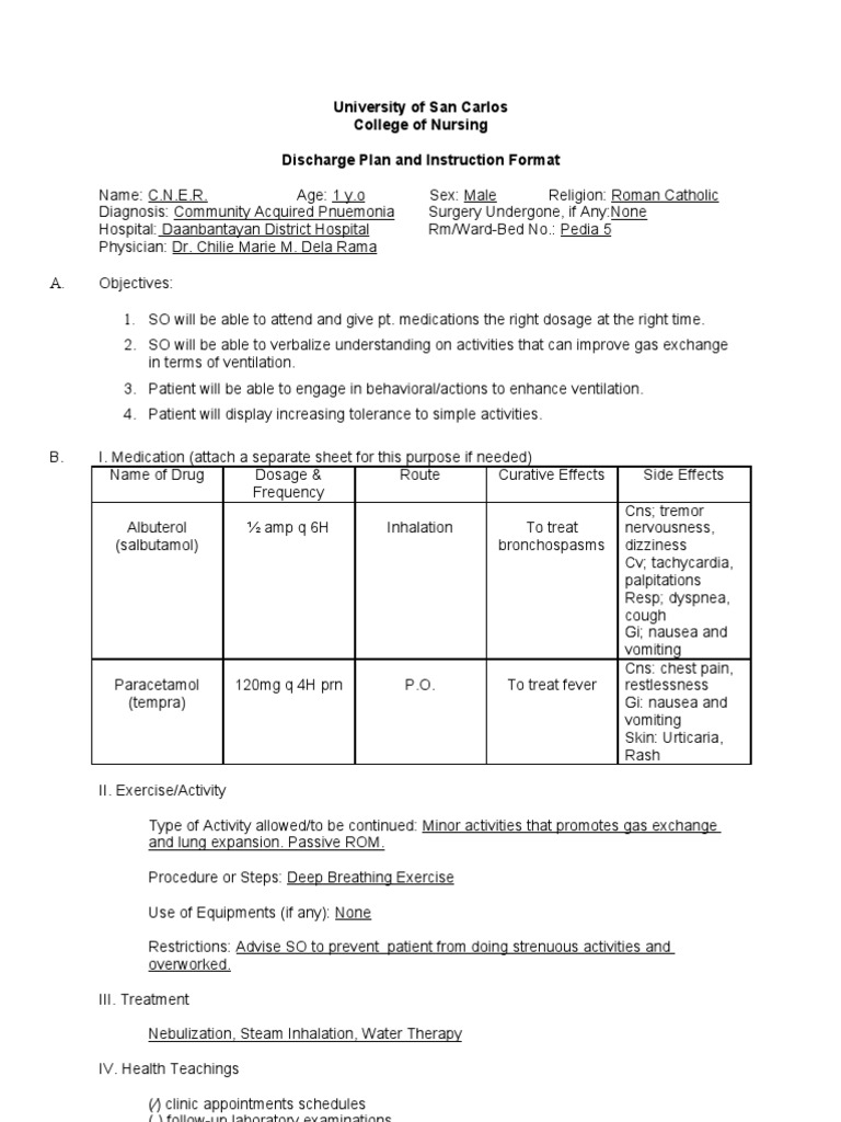 Cms Discharge Planning Worksheet 39