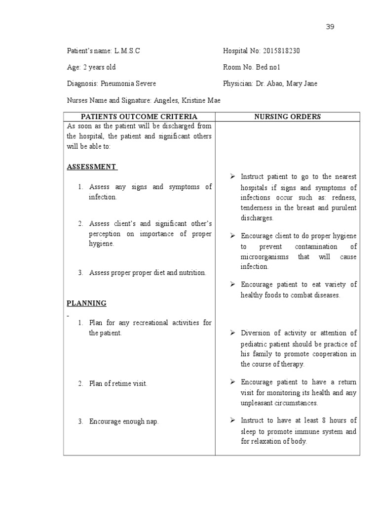 Cms Discharge Planning Worksheet 5