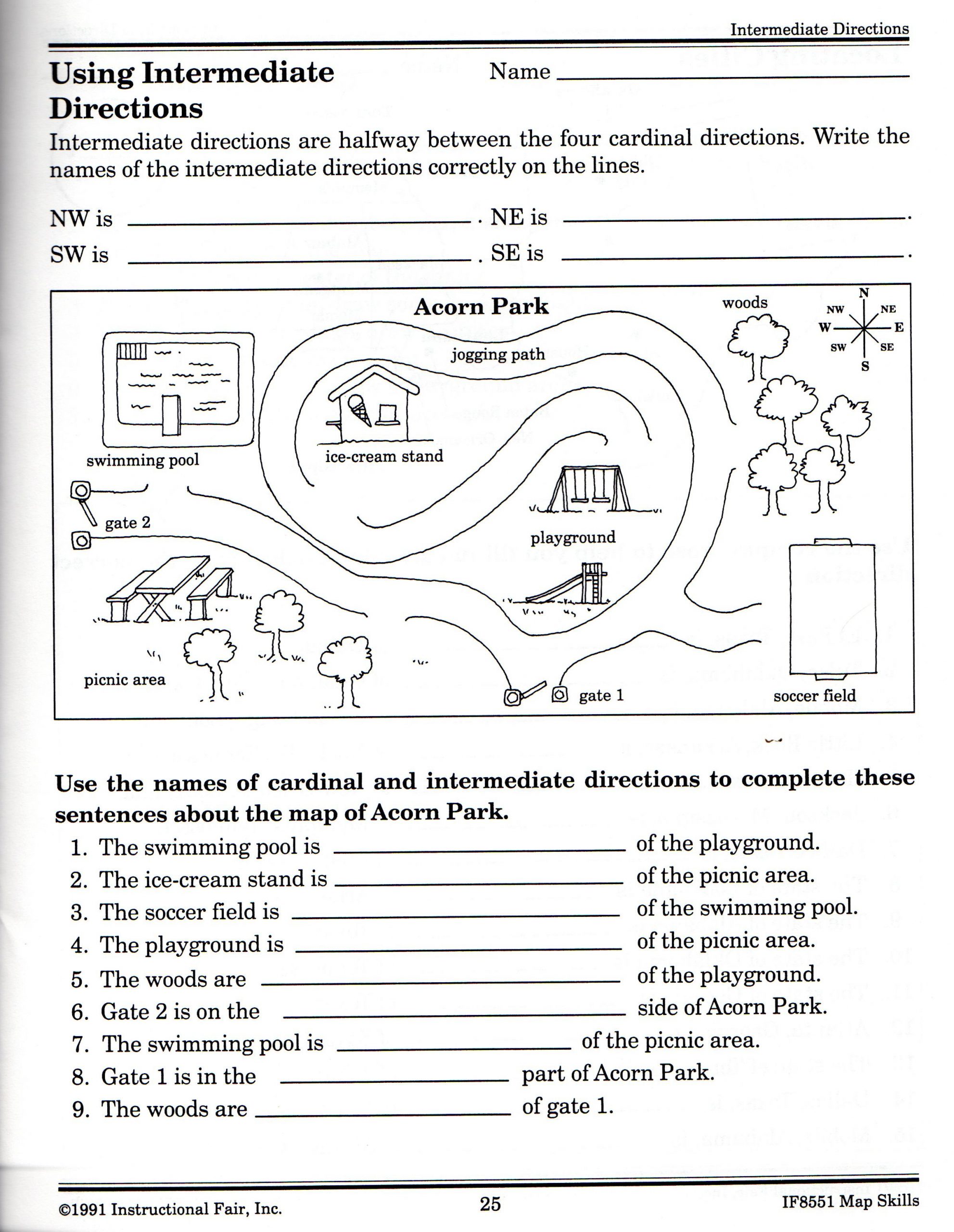 Follow Directions Trick Worksheet 1