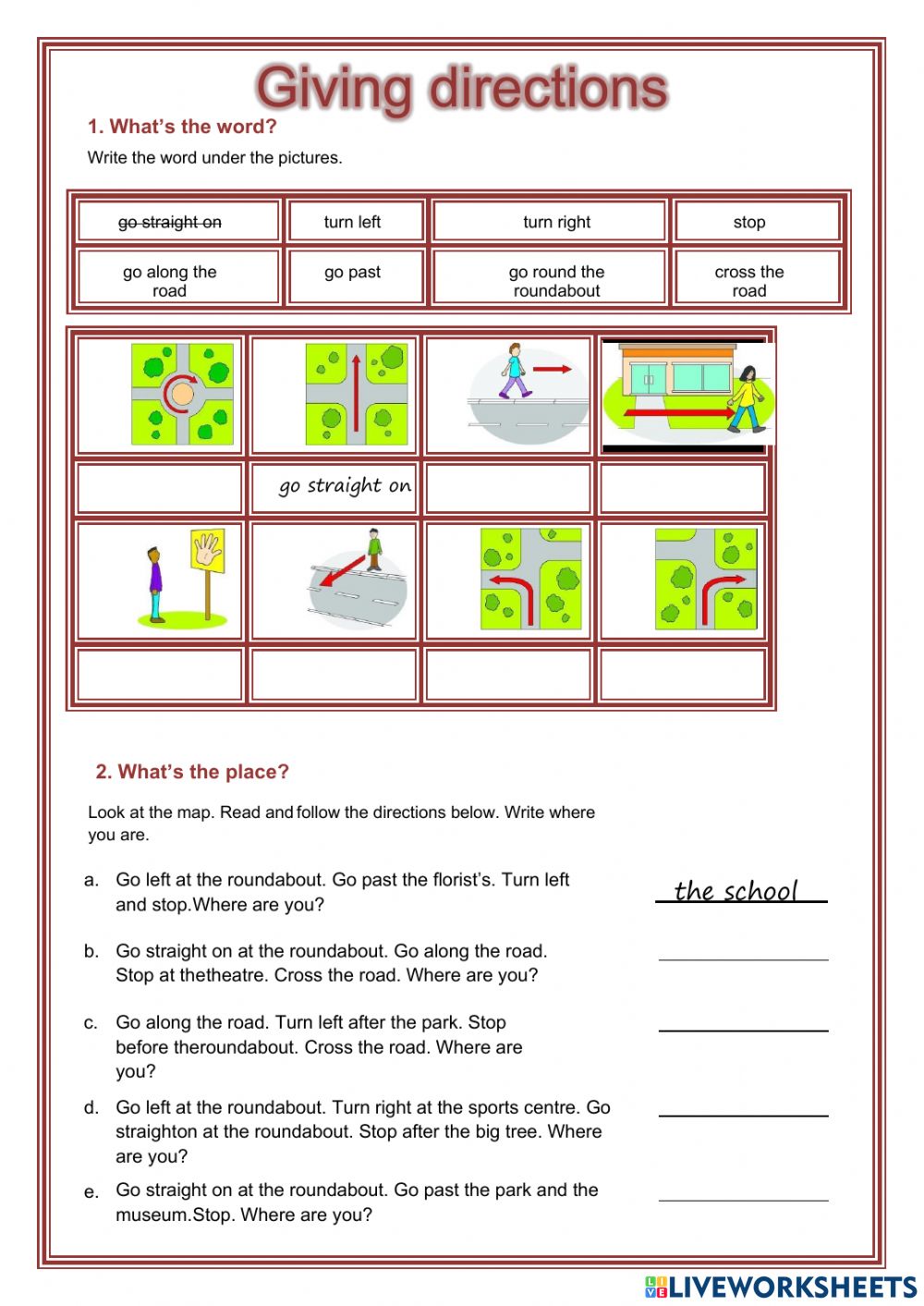 Follow Directions Trick Worksheet 14