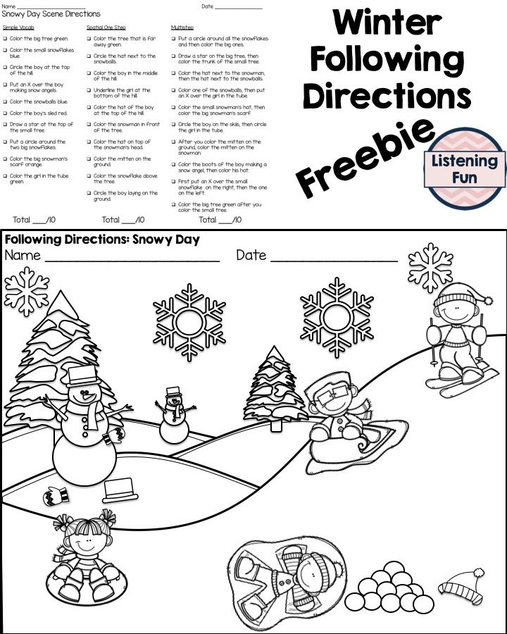 Follow Directions Trick Worksheet 17