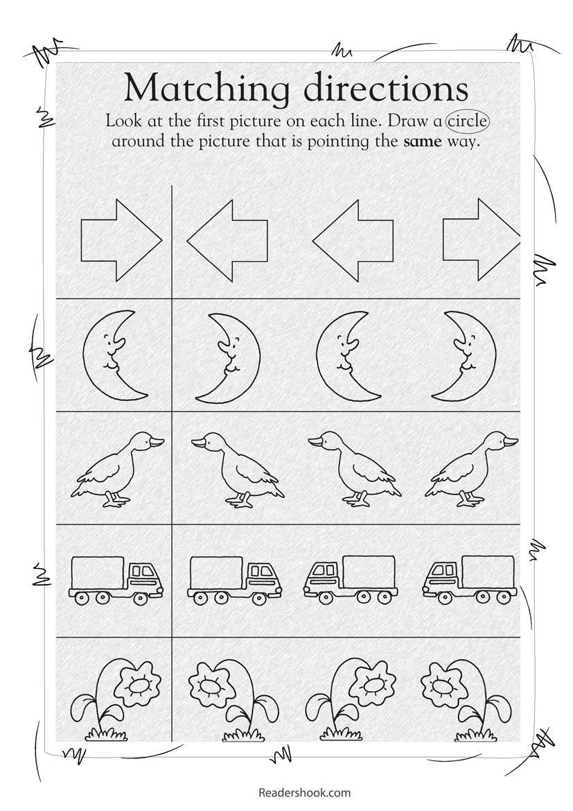 Follow Directions Trick Worksheet 22