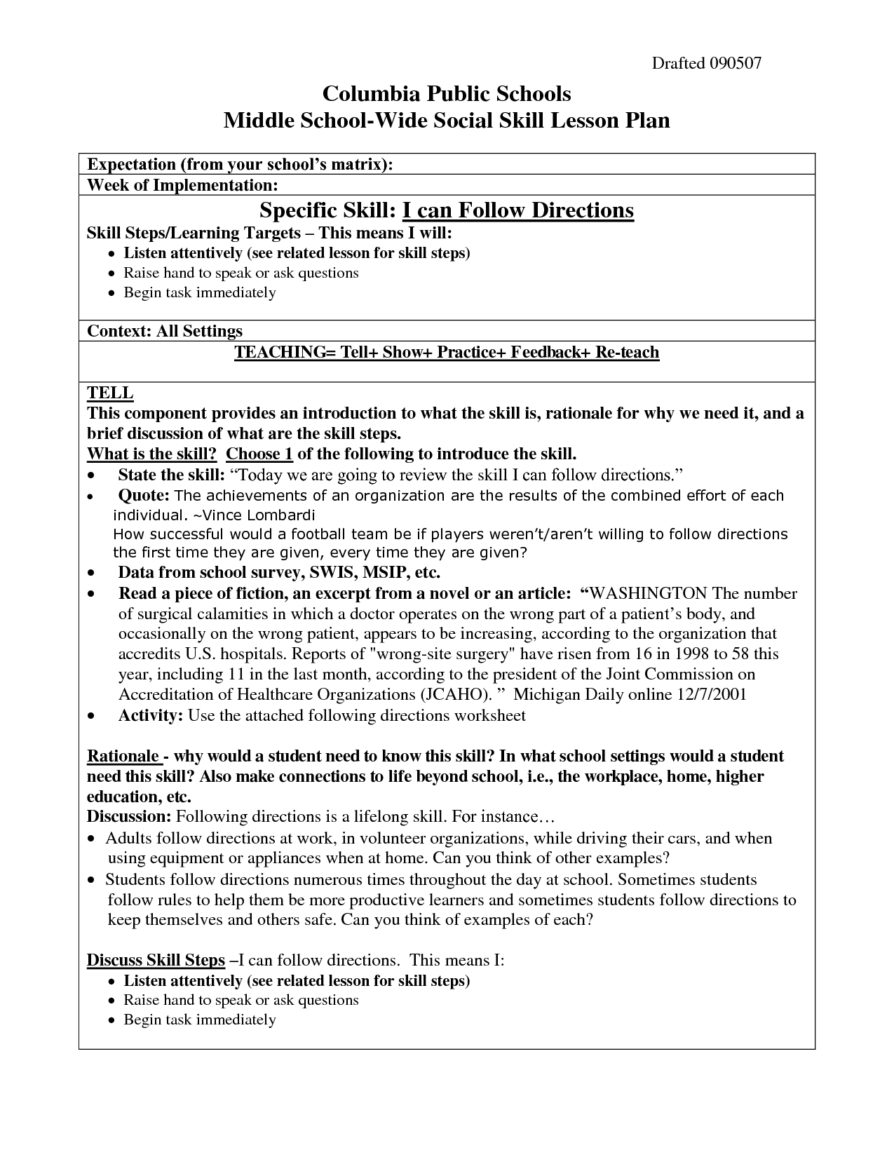 Follow Directions Trick Worksheet 28