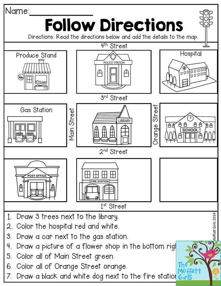 Follow Directions Trick Worksheet 40