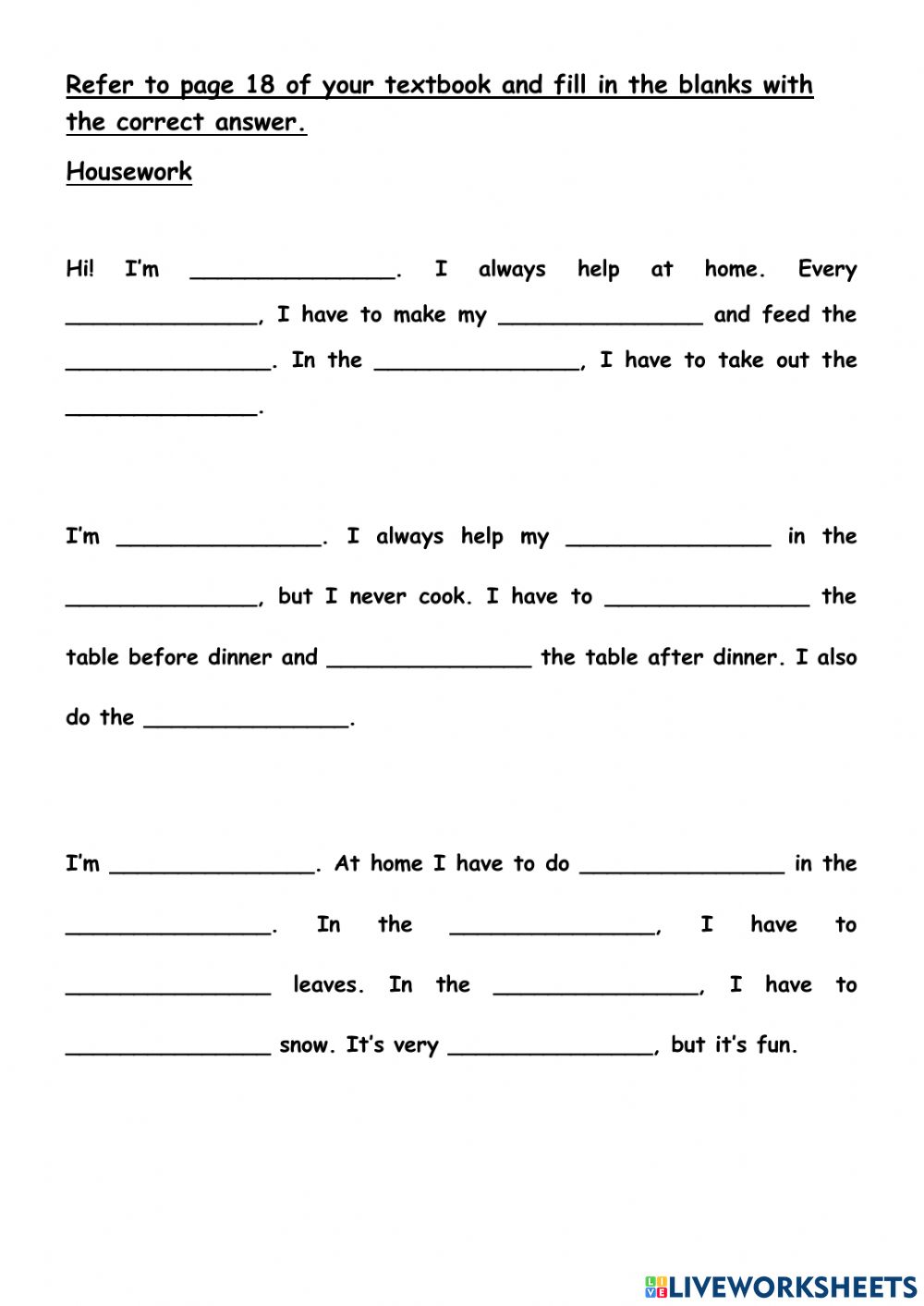 Free English Worksheets For Year 4 12