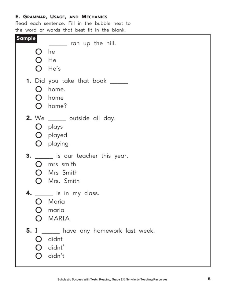 Free English Worksheets For Year 4 14