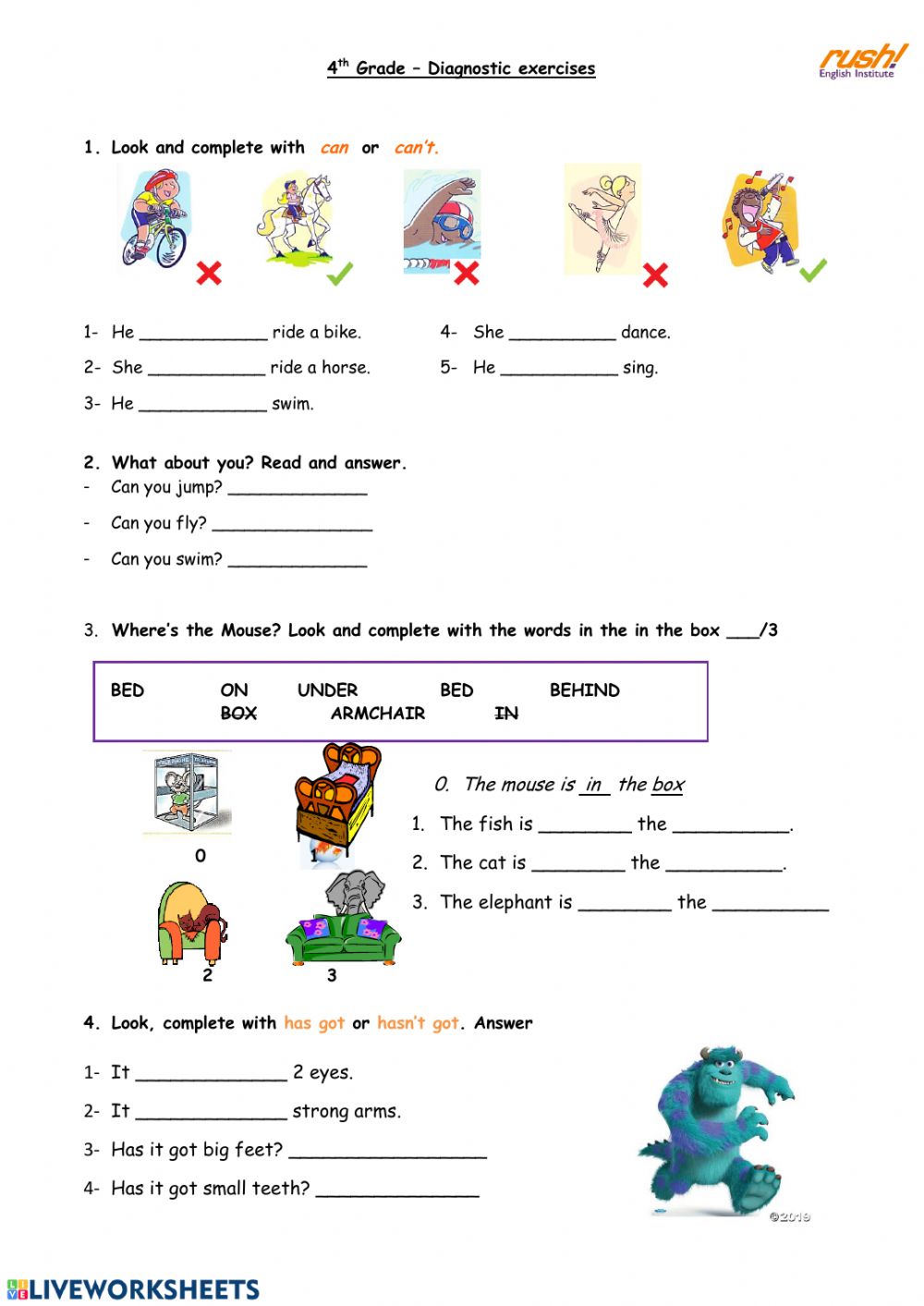 Free English Worksheets For Year 4 27