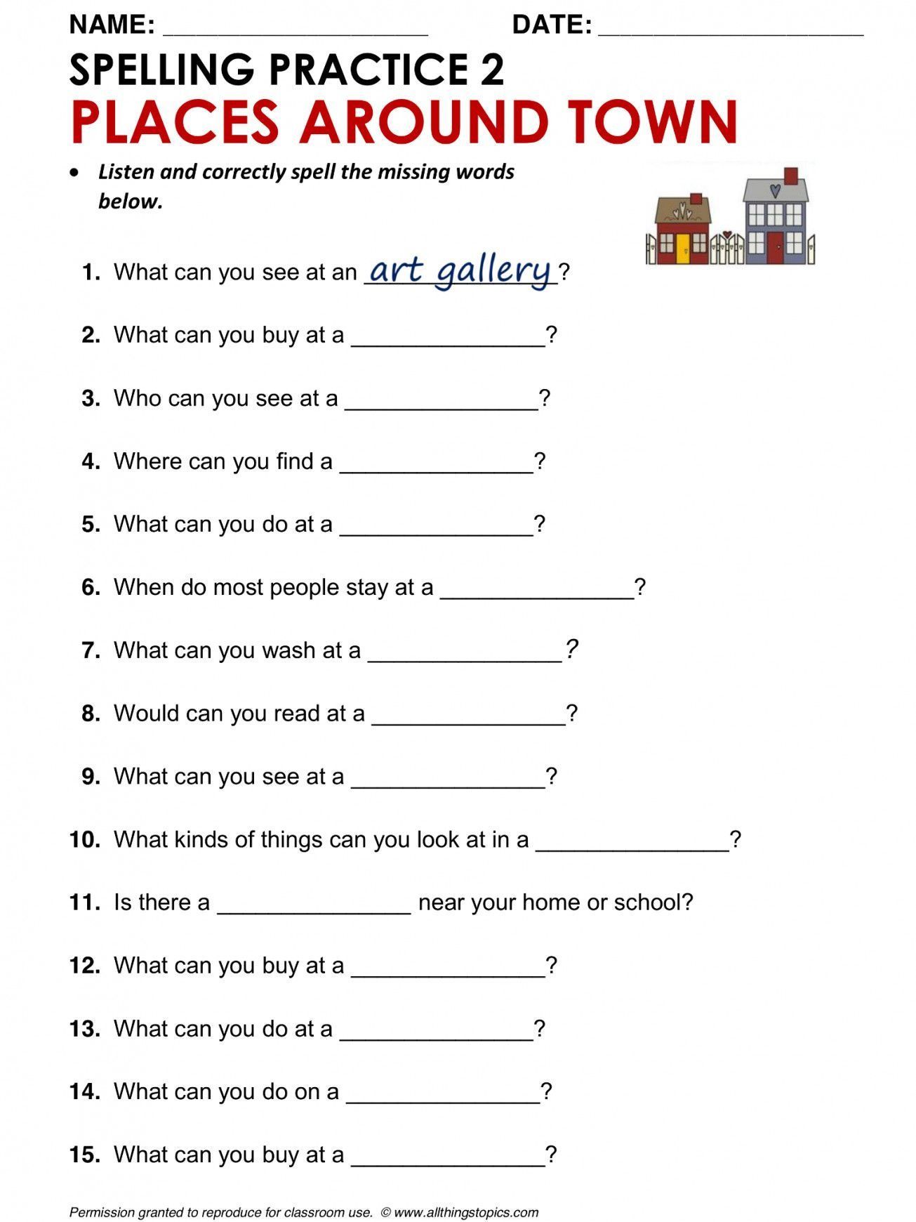 Free English Worksheets For Year 4 44