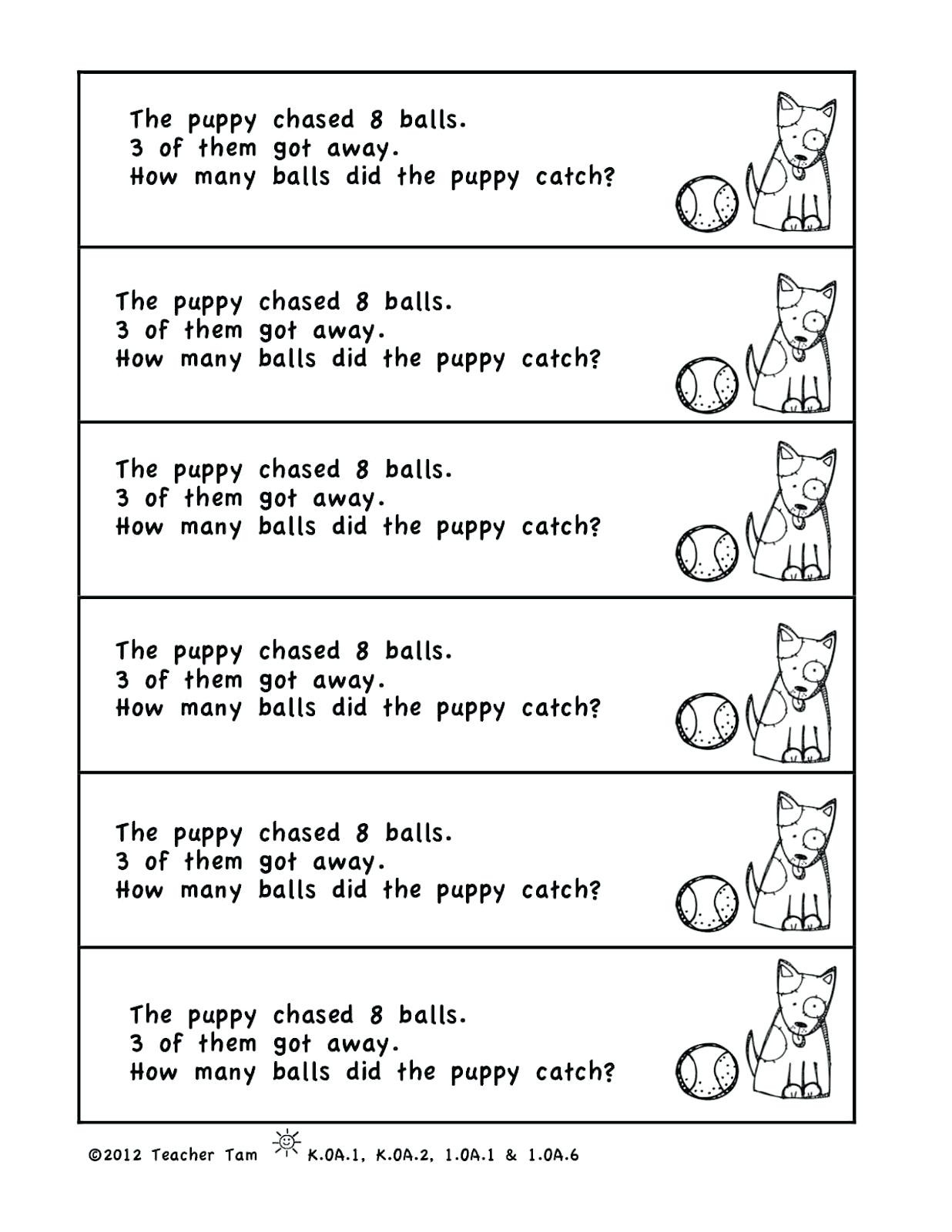 Math Worksheets Grade 2 Word Problems 13