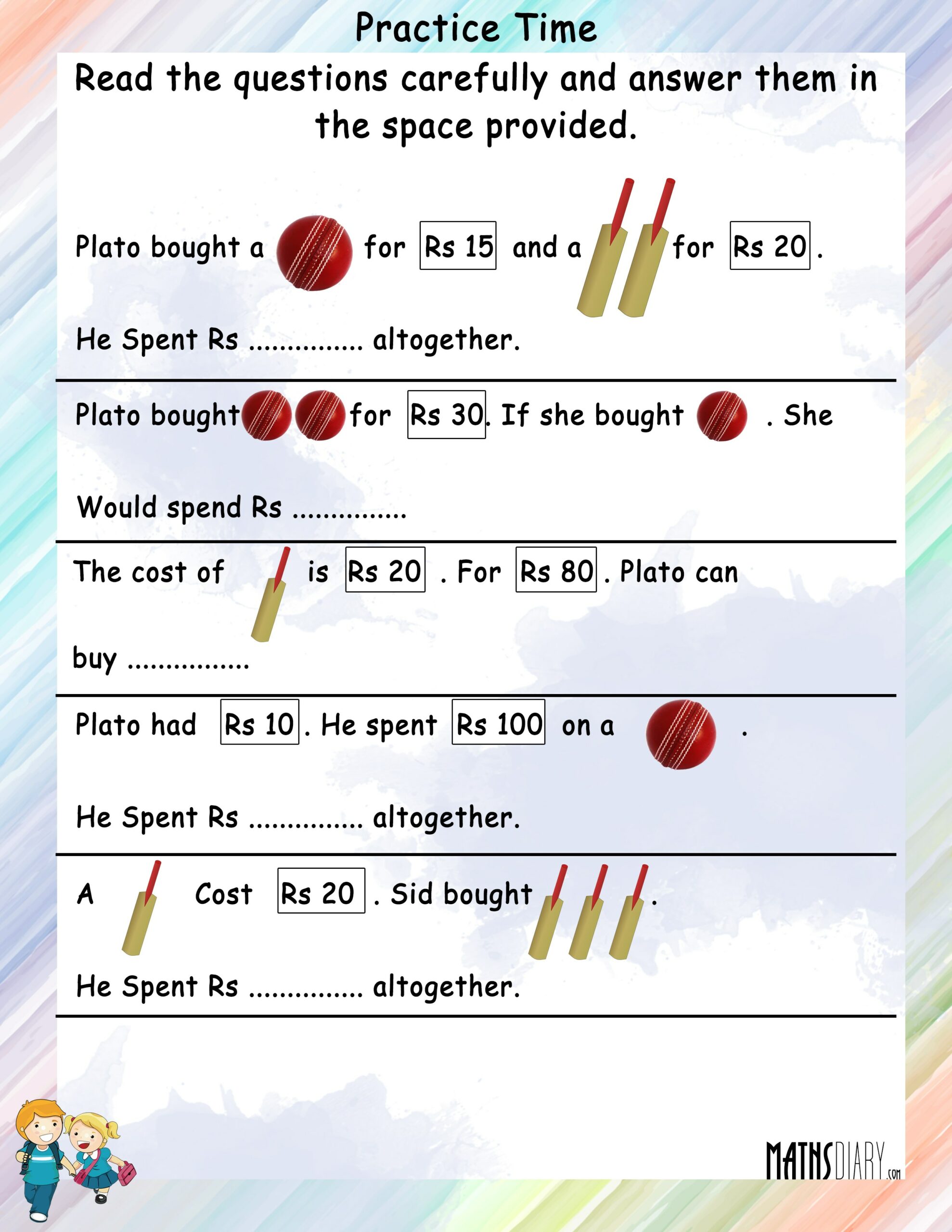 Math Worksheets Grade 2 Word Problems 23