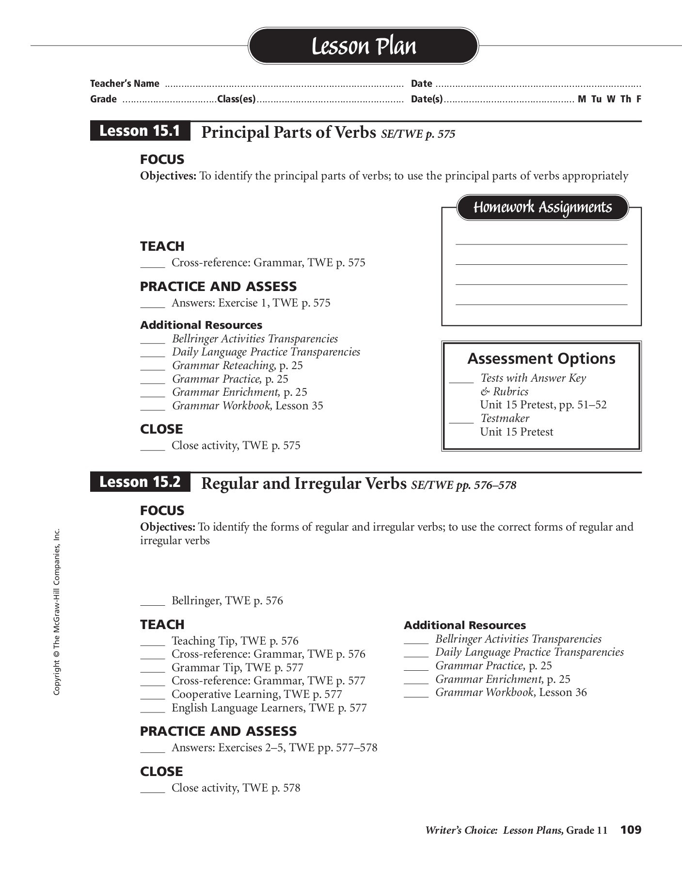 Mcgraw Hill Worksheet Answers 1