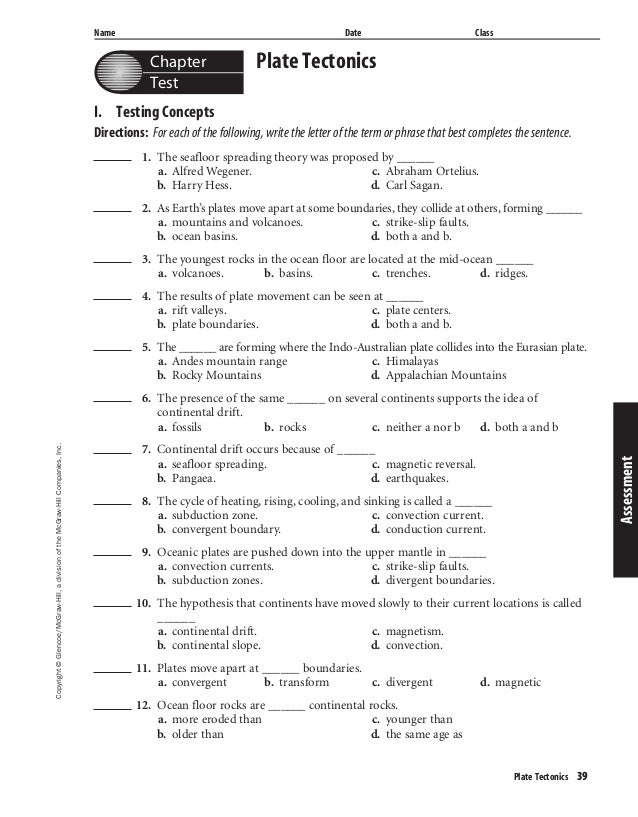 Mcgraw Hill Worksheet Answers 12