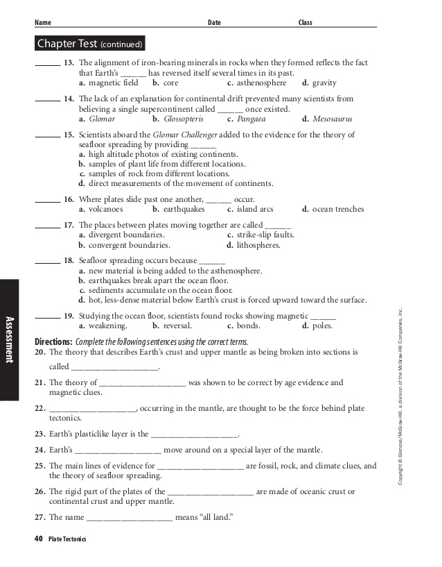 Mcgraw Hill Worksheet Answers 20