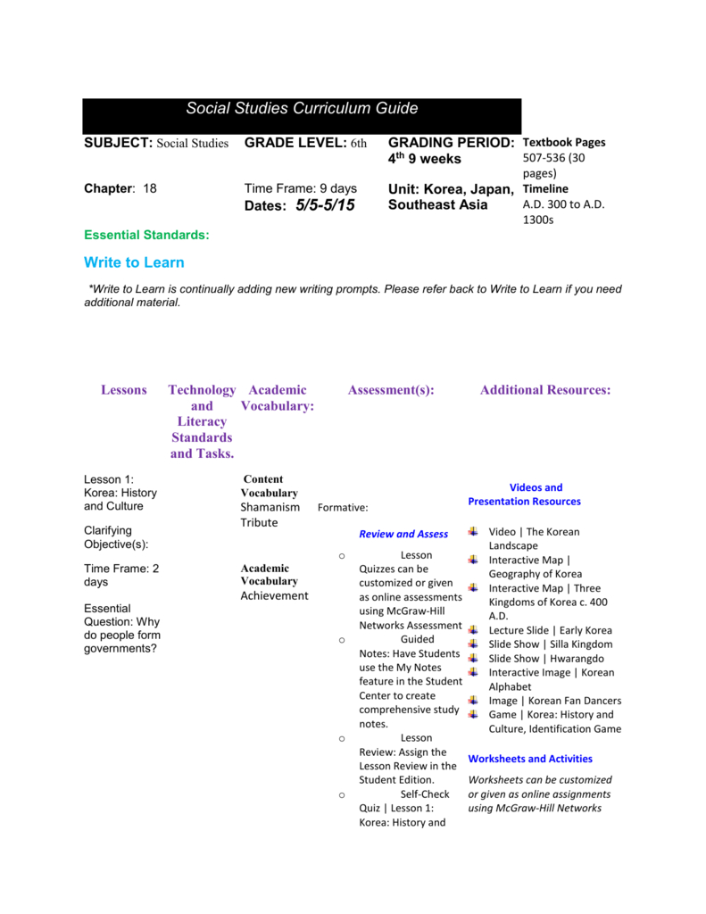 Mcgraw Hill Worksheet Answers 29