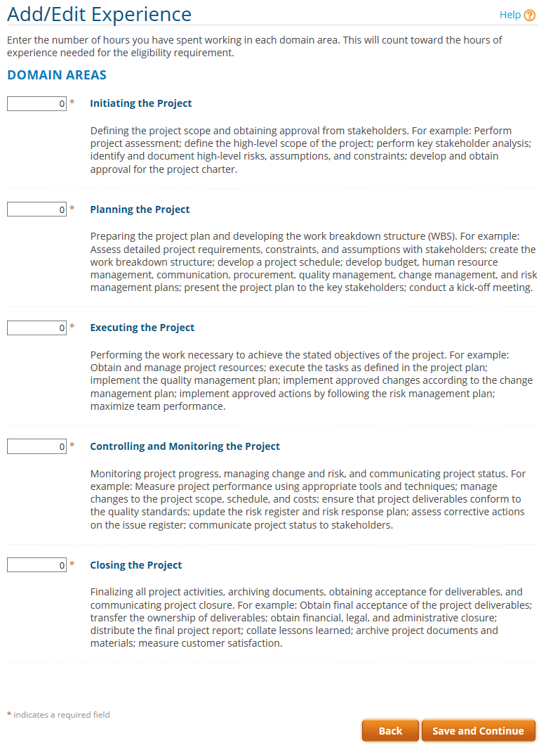 Pmp Certification Hours Worksheet 33