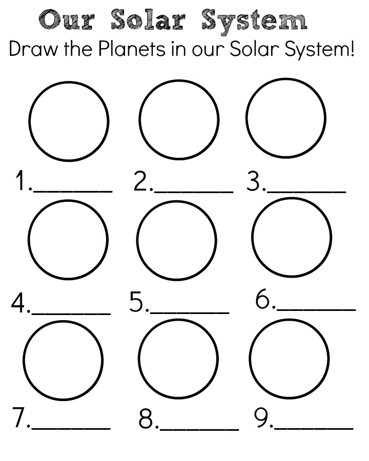 Solar System Labeling Worksheet 17