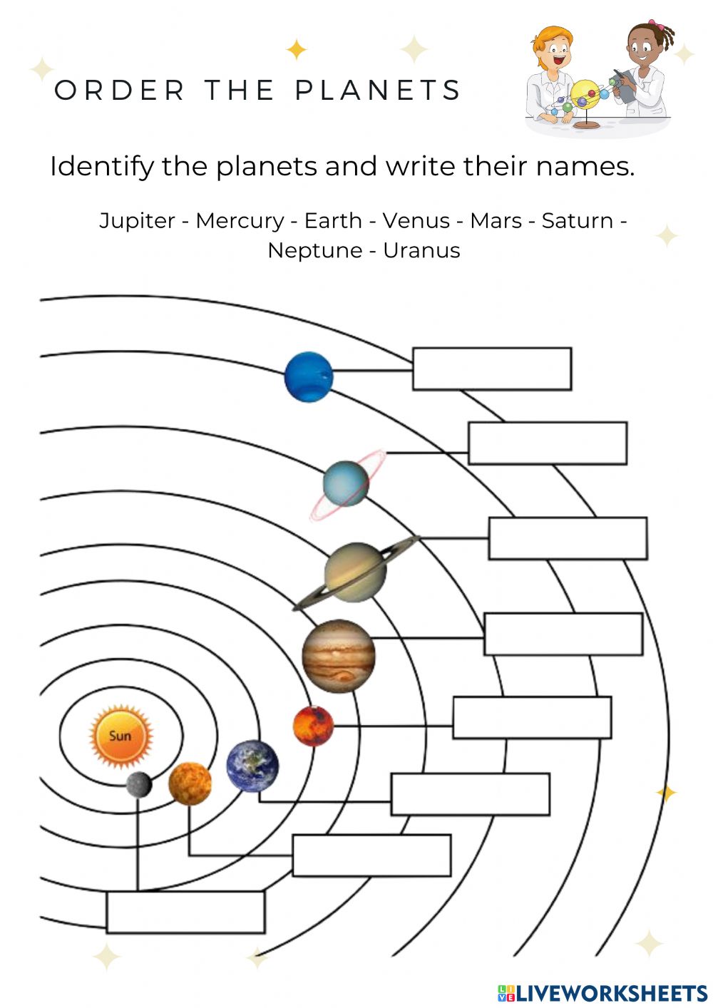 Solar System Labeling Worksheet 20