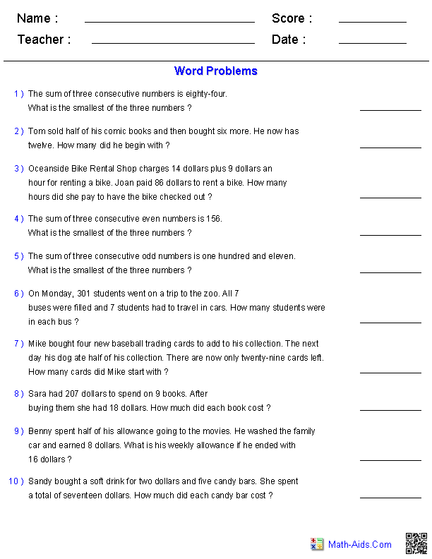 Two Step Equations Worksheet With Answers 3