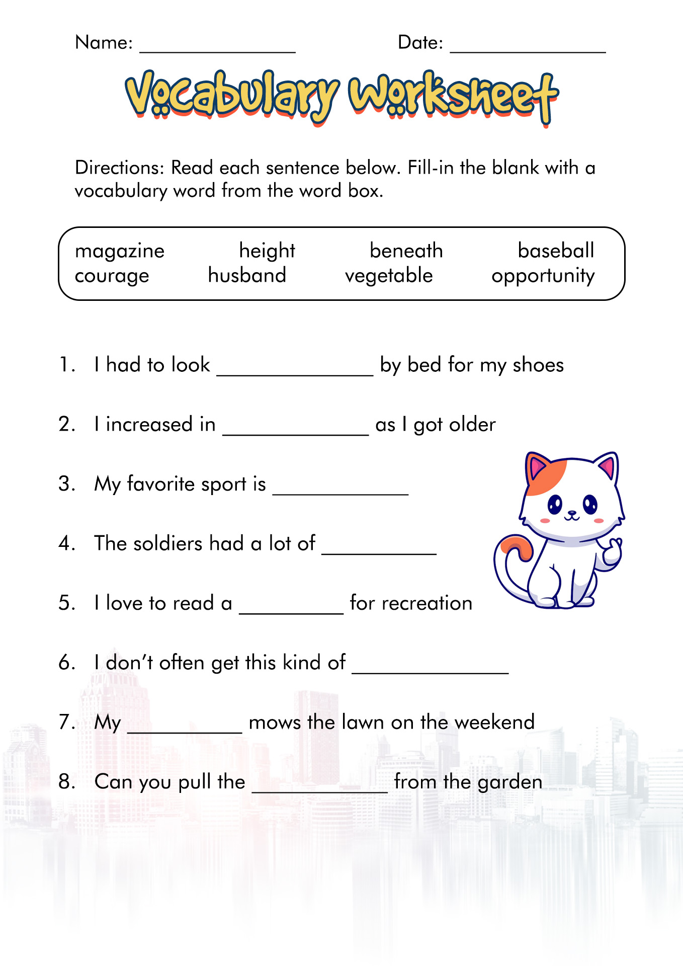 Verb Worksheets 7Th Grade 1