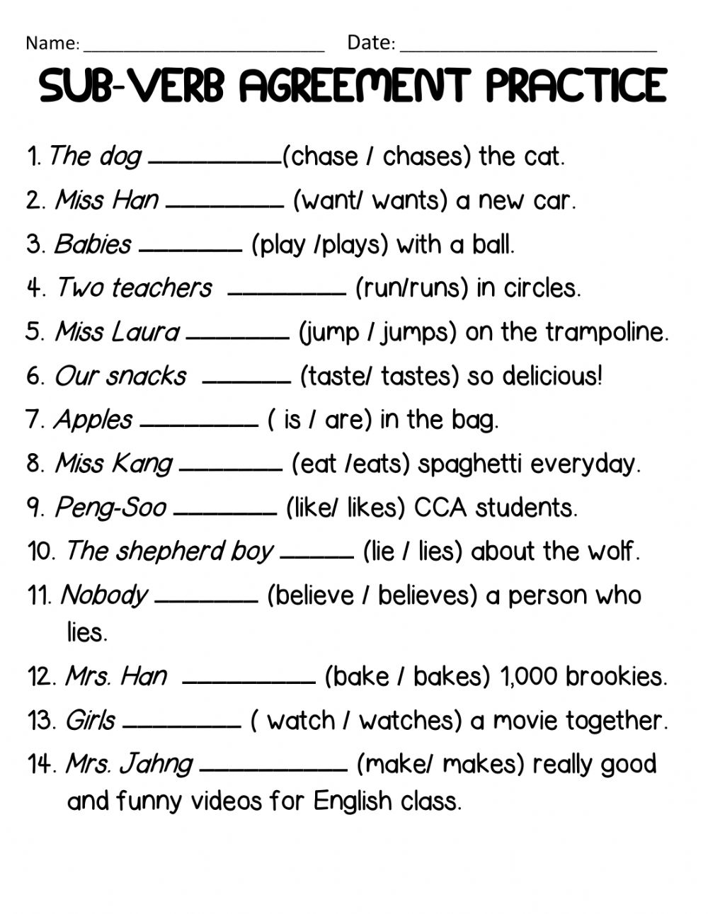 Verb Worksheets 7Th Grade 40