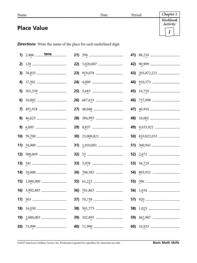 Basic Math Skills Workbook PDF  PDF  Fraction (Mathematics