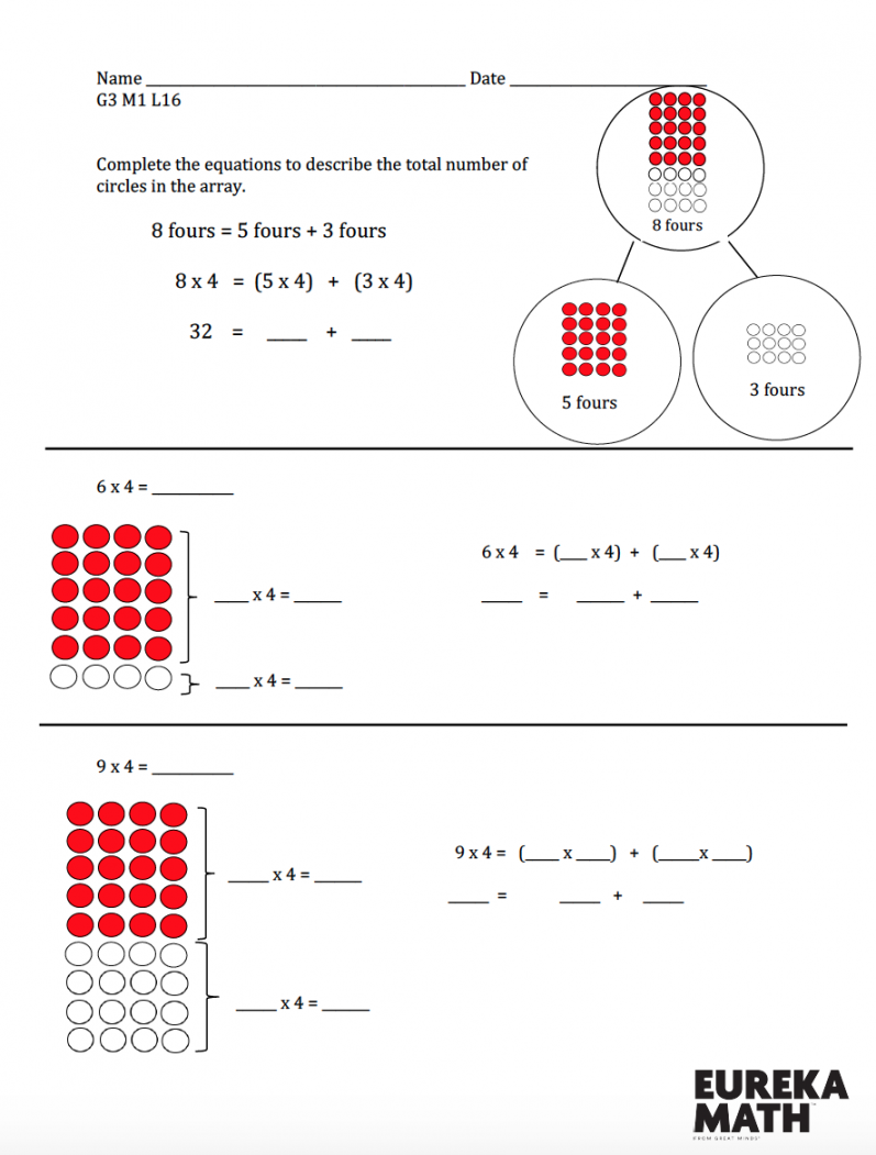 Grade /Module /Lesson 6 - Morning Work Remediation  Eureka