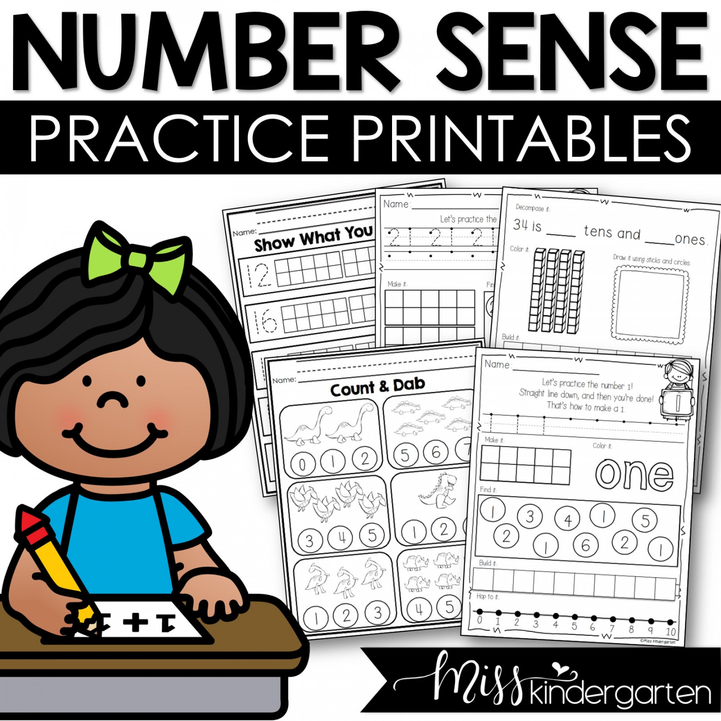 Kindergarten Math Number Sense Worksheets