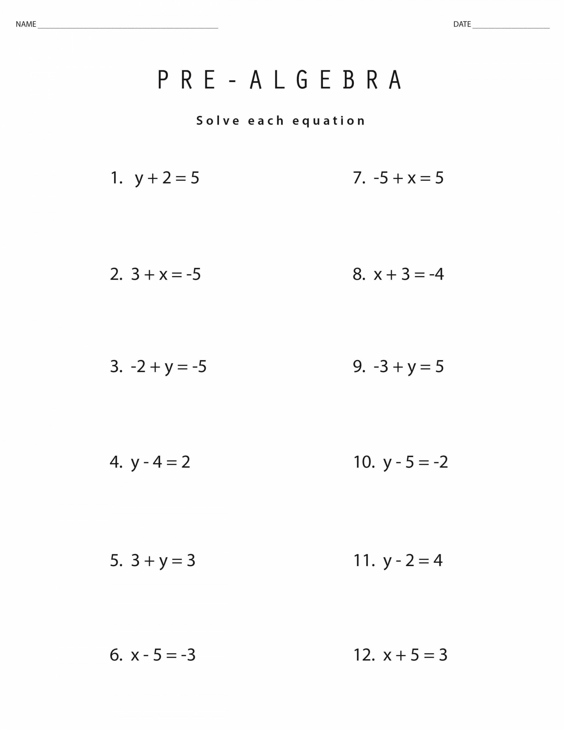 Math Problems Online  Algebra worksheets, Basic algebra