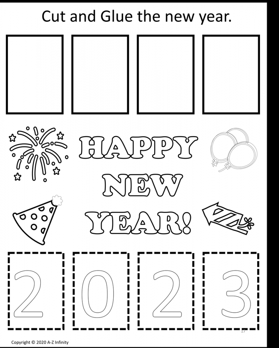 Math Worksheets for New Year