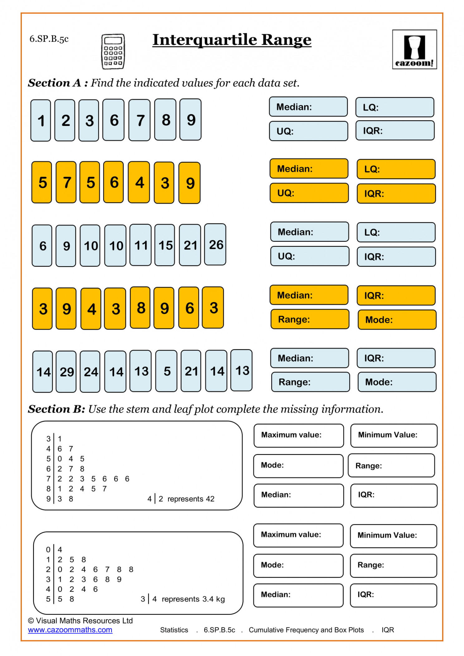 th Grade Math Worksheets  Printable PDF Worksheets