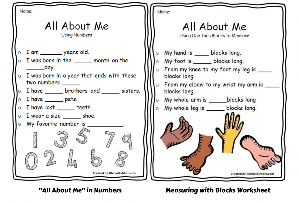 Top  Math Activities to Explain "All About Me" - Teaching Expertise
