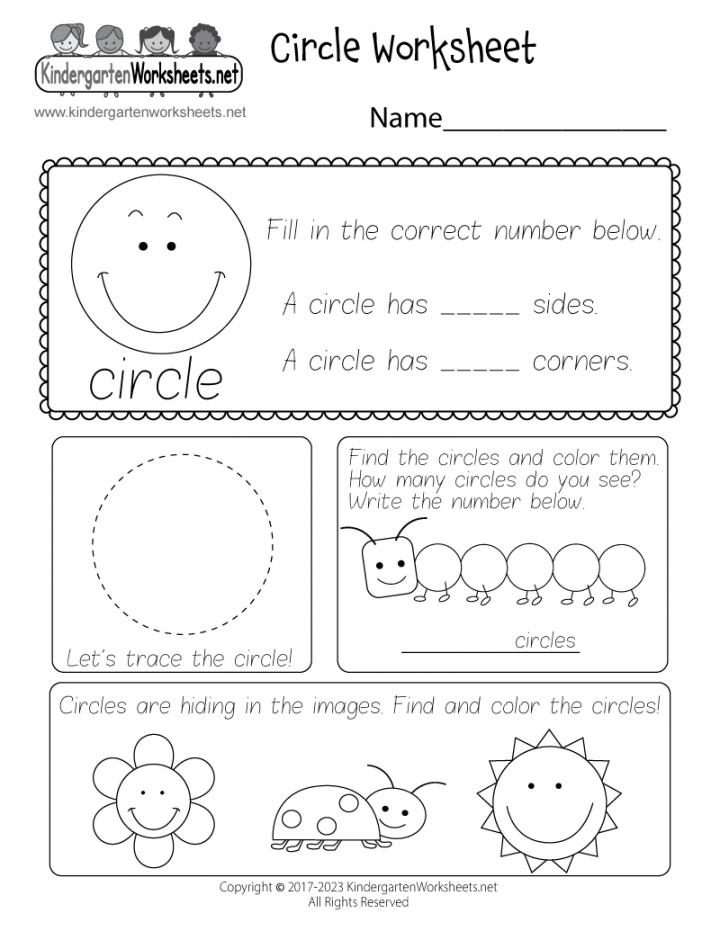 Circle Worksheet - Free Printable, Digital, & PDF