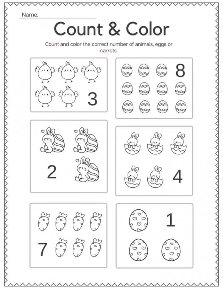 Easter Math Worksheets-Fun and Free!