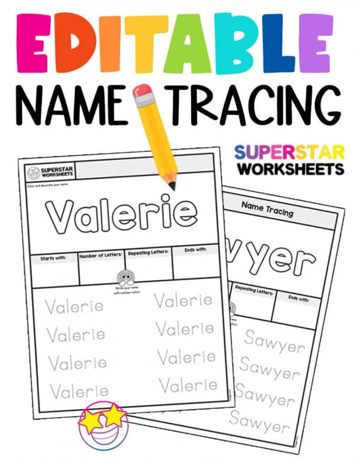 Editable Worksheets - Superstar Worksheets