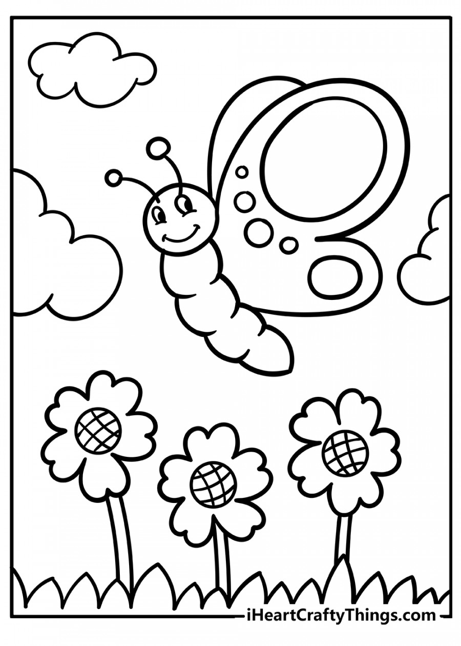 Kindergarten Coloring Pages (% Free Printables)