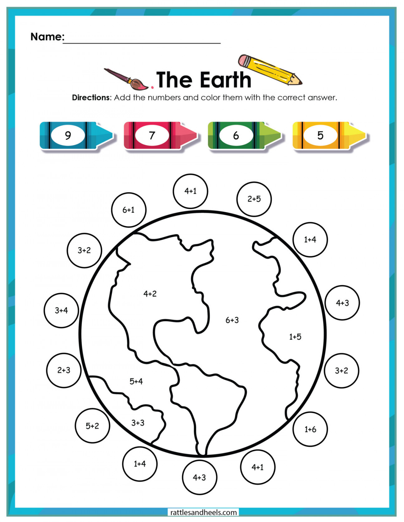 Layers of the Earth Printable Worksheet Packet FREE - Adanna Dill