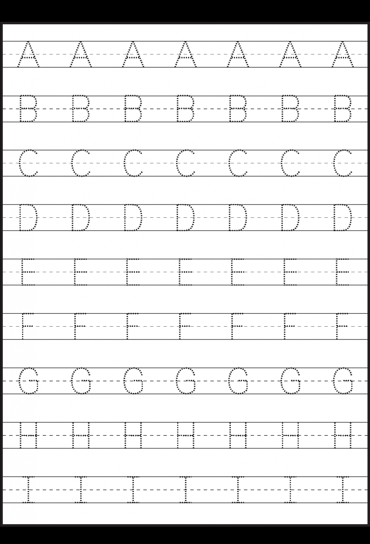 Letter Tracing -  Worksheets  Abc worksheets, Capital letters