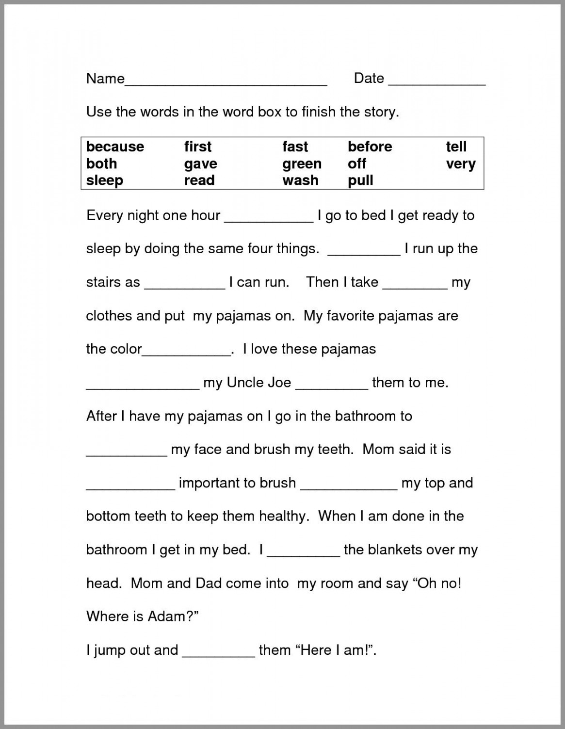 nd Grade English Worksheets - Best Coloring Pages For Kids