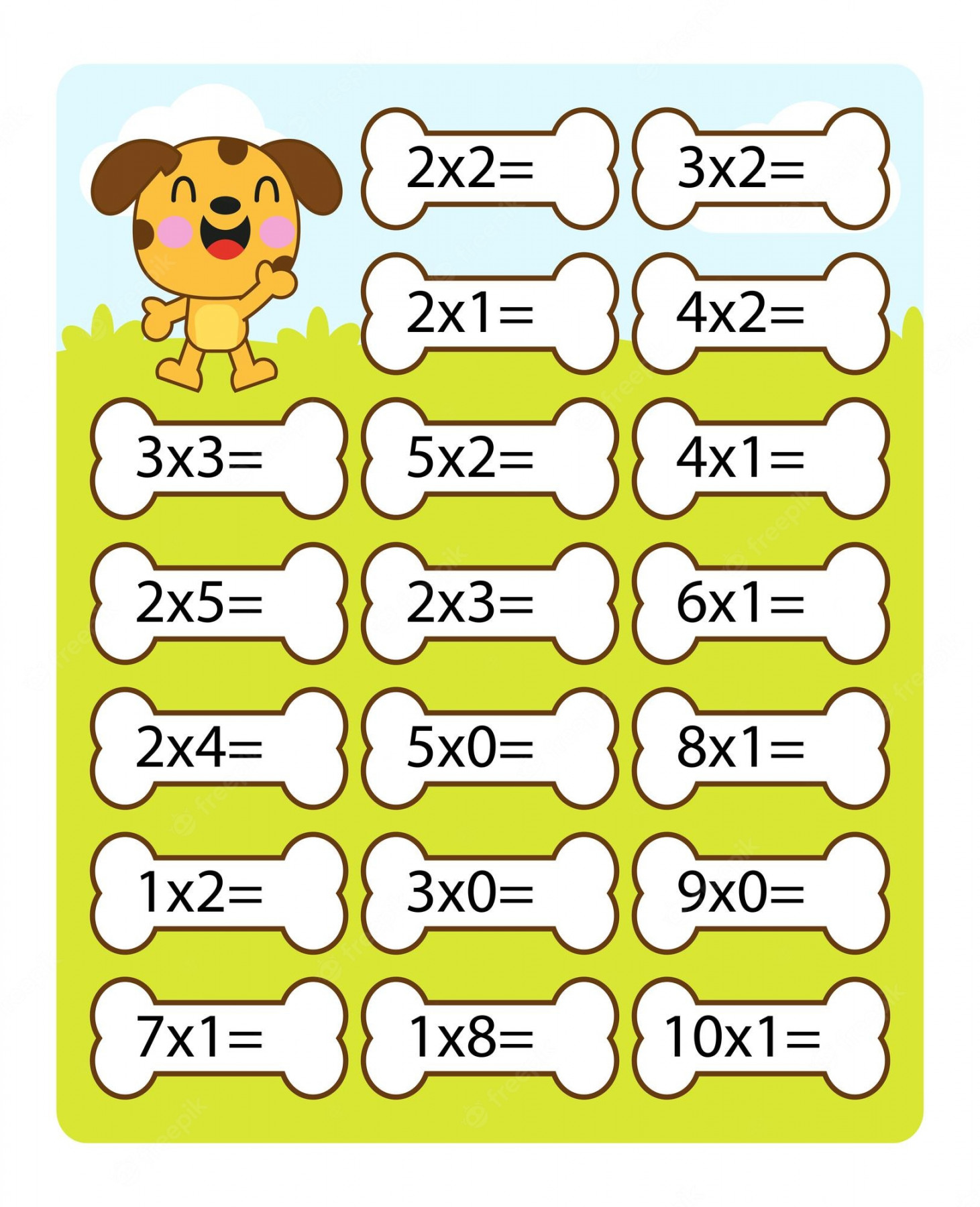 Premium Vector  Math worksheets for elementary school kids