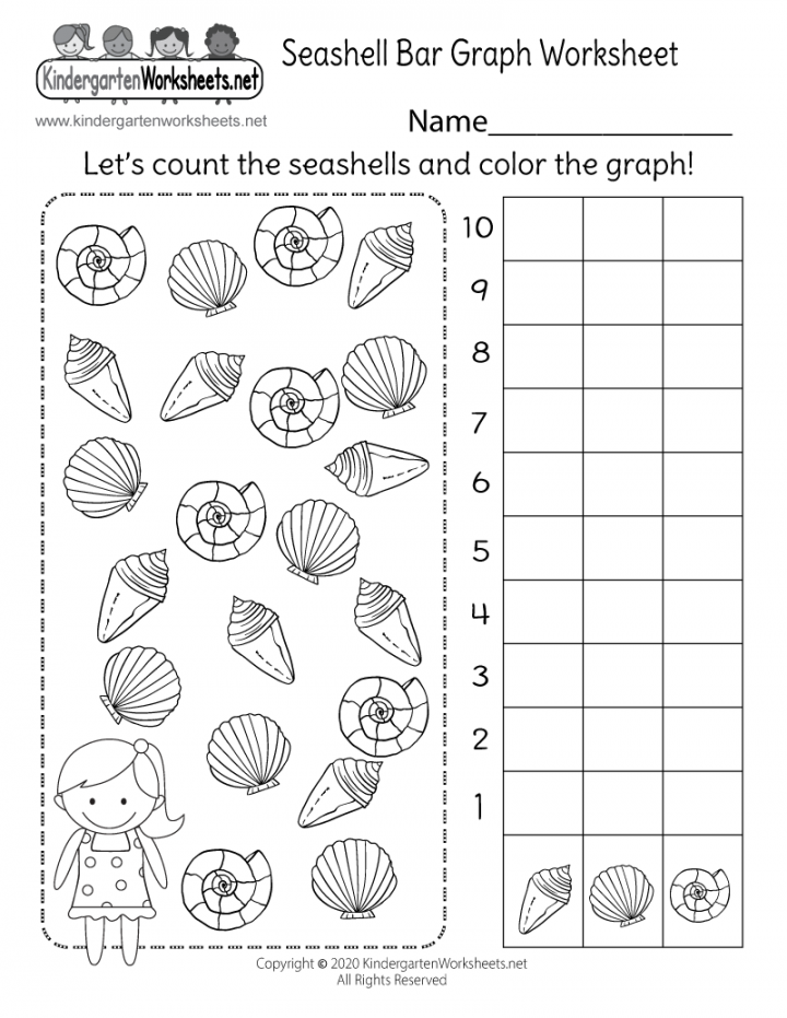 Seashell Bar Graph Worksheet - Free Printable, Digital, & PDF