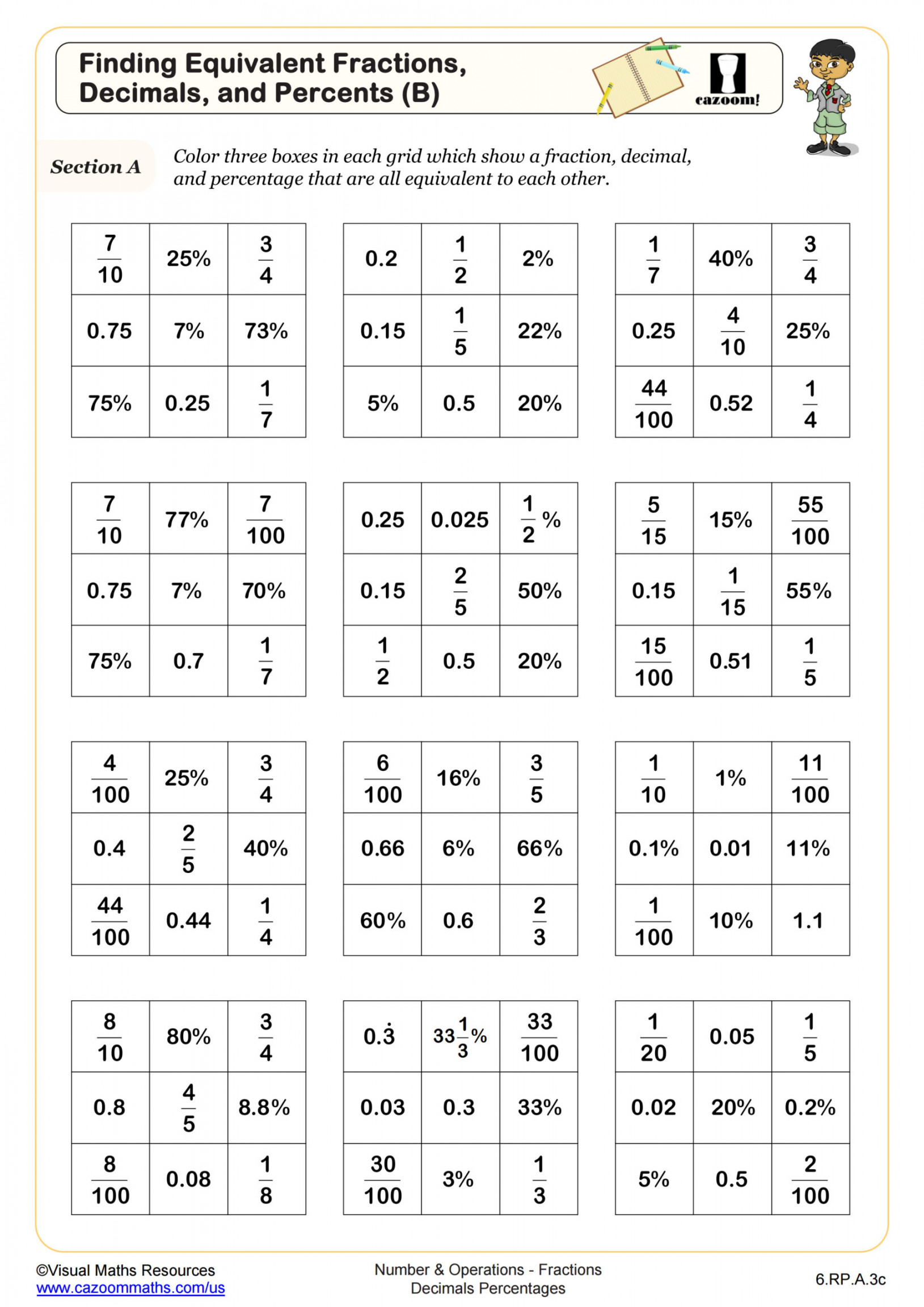 th grade math worksheets printable pdf worksheets 0