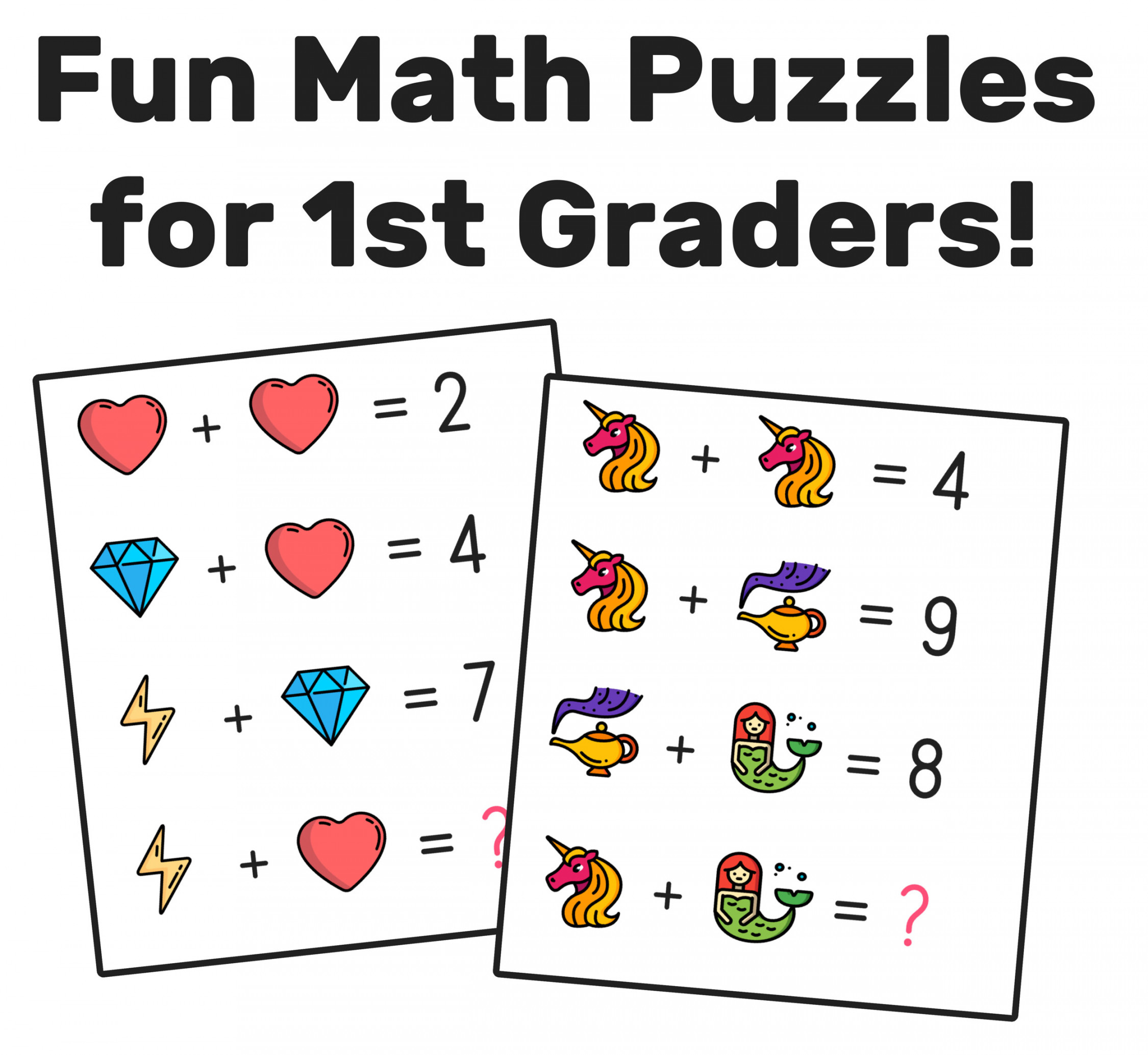 The Best Math Worksheets for st Grade Students — Mashup Math