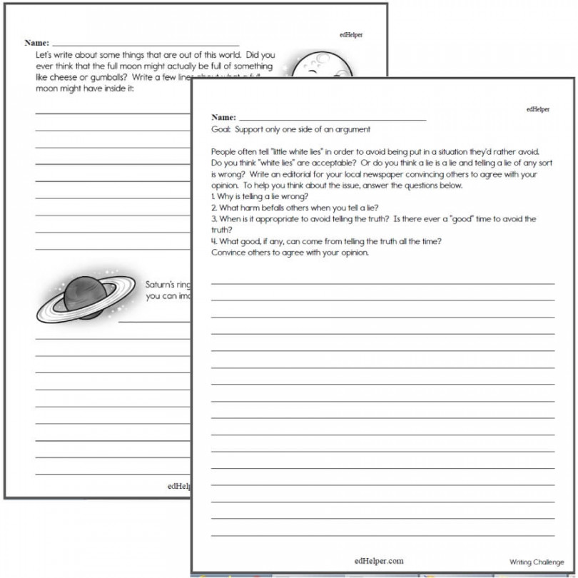 writing worksheets for creative kids free pdf printables 5